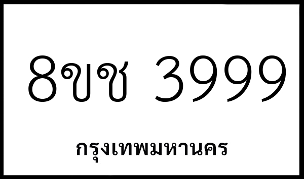 8ขช 3999